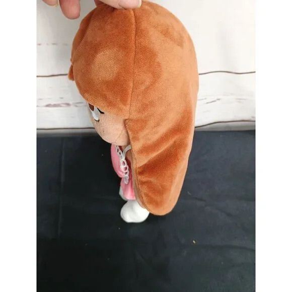 CraftifyX Lsi Cosmic‎ Moon Plush Doll With Brown Hair & Pink Dress For Children - Picture 3 of 5